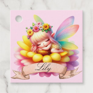 Étiquettes Cadeau Cute Whimsical Floral Doux Rêves Dormir Fée