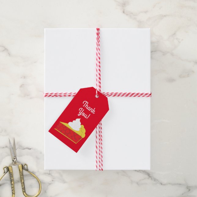 Étiquettes-cadeau Cutie Pie Cherry fête d'anniversaire (Avec de la ficelle)