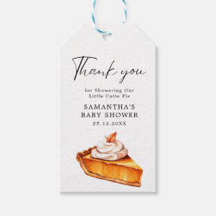 Étiquettes-cadeau Cutie Pie Citrouille Automne Baby showers Livres p