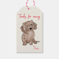 dachshund merle aquarelle