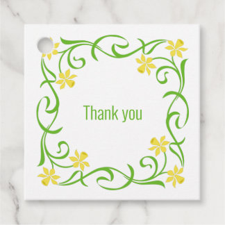 Étiquettes Cadeau Daffodiques de printemps