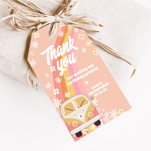 Étiquettes-cadeau Daisy Super Deux Anniversaire Fête Favoriser Tags