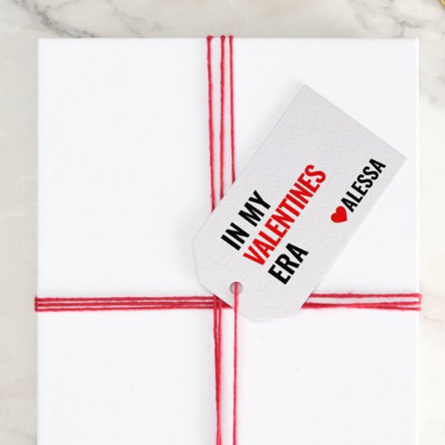 Étiquettes-cadeau Dans My Valentines Era Taylor Inspiré Valentine (Créateur téléchargé)
