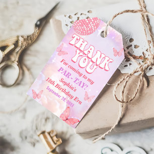 Étiquettes-cadeau Dans son anniversaire fête d'anniversaire