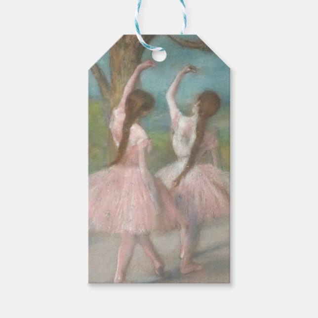 Étiquettes-cadeau Danseuses en rose Edgar Degas (Devant)