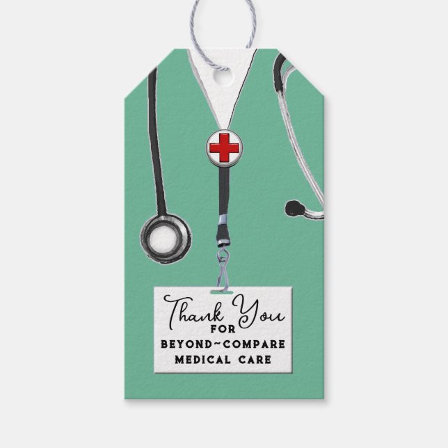 Étiquettes Cadeau d'appréciation des infirmières (Devant)