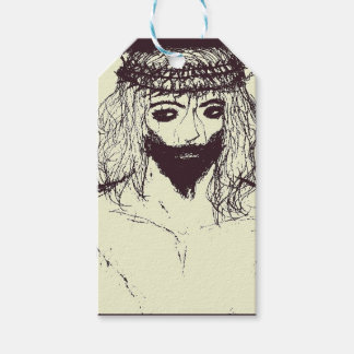 Étiquettes-cadeau Dark jesus will save the world and alternate world