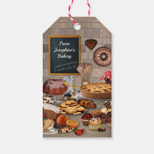 Étiquettes-cadeau De la boulangerie de (votre nom) (Devant)