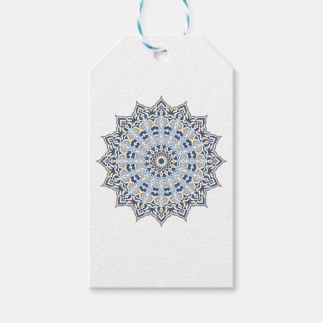 Étiquettes-cadeau Décor Arabesque Persan Oriental Arabe Turc (Devant)