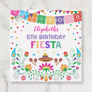 Étiquettes Cadeau Décoration de cadeaux de fête mexicaine d'annivers