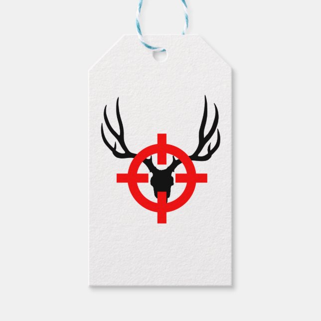 Étiquettes-cadeau Deer Hunter - Bullseye (Devant)