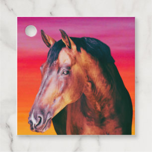 Étiquettes Cadeau Dégradé de la baie