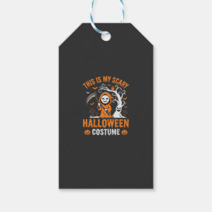 Étiquettes-cadeau Déguisement drôle de la Faucheuse pour Halloween C
