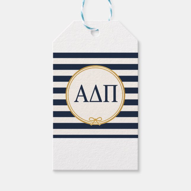 Étiquettes-cadeau Delta Pi Alpha (Devant)