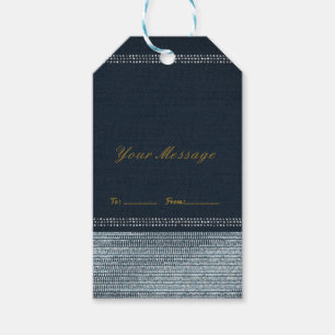 Étiquettes-cadeau Denim & Diamonds Glam Bling Chic Élégant Favor