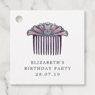 Étiquettes Cadeau Dentelle de diamant de sirène