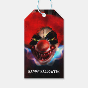 Étiquettes-cadeau Déplaisant Clown tueur effrayant Halloween Fête Fa