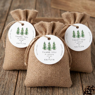 Étiquettes Cadeau Dernier Camping de la Forêt de Pins pour Enterreme
