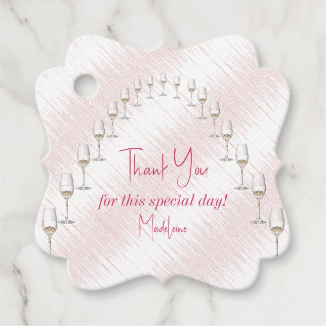 Étiquettes Cadeau Dernier Rendez Veuve Bachelorette Week-end Itinéra (Devant)