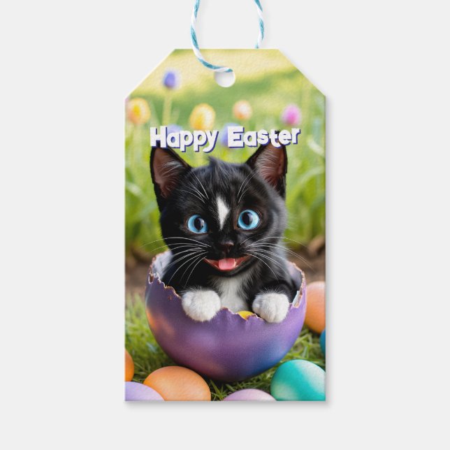 Étiquettes-cadeau Des pattes dans une poitrine : Un nid cosy aux oeu (Devant)