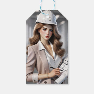 Étiquettes-cadeau Design féminin classique"