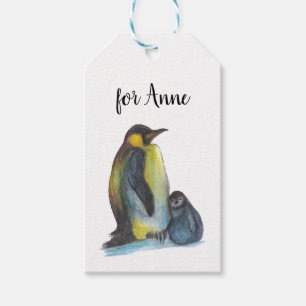 Étiquettes-cadeau Dessin de pingouins