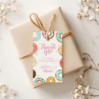 Étiquettes-cadeau Deux gâteaux doux et mignons pour anniversaire