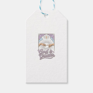 Étiquettes-cadeau Dieu Est Plus Grand Chemise À Gravure Vintage Chré