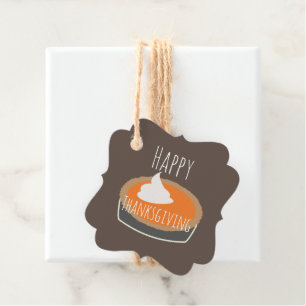 Étiquettes Cadeau Dîners de treats de gâteau à la citrouille de Than