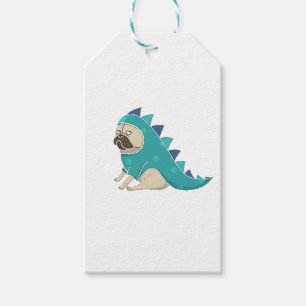 Étiquettes-cadeau dinopug