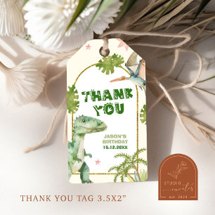 Étiquettes-cadeau Dinosaur Boy's Gift Tags