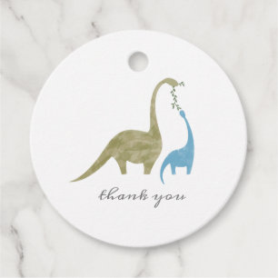 Étiquettes Cadeau Dinosaur Mama et Baby shower