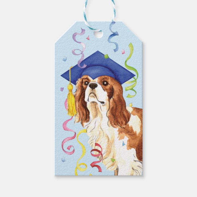 Étiquettes-cadeau Diplômé de Cavalier (Devant)