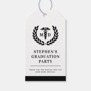 Étiquettes-cadeau Diplômé de médecine moderne MD de l'école de médec