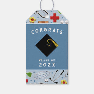Étiquettes-cadeau Diplôme d'infirmière