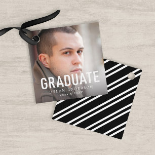 Étiquettes Cadeau Diplômé simple en gras