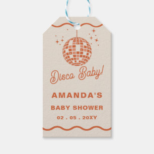 Étiquettes-cadeau Disco Baby Retro Baby shower Disco Super