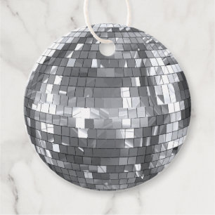Étiquettes Cadeau Disco Ball Christmas Merry Vibes