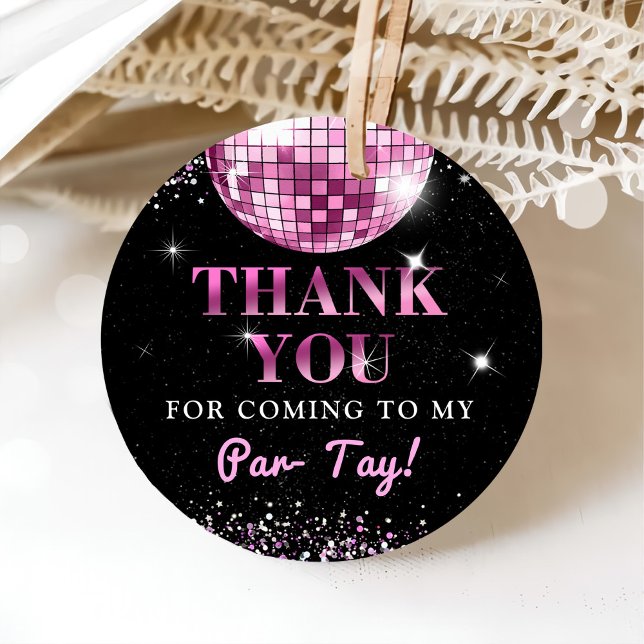 Étiquettes Cadeau Discothèque Rose Dans Mon Anniversaire Anniversair (Créateur téléchargé)