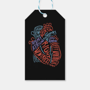 Étiquettes-cadeau Docteur en anatomie cardiologue Biologie Médicale