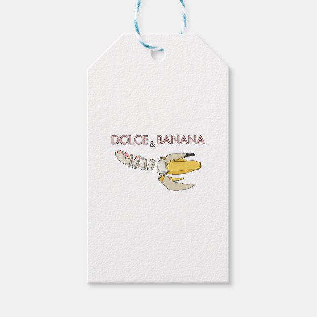 Étiquettes-cadeau Dolce & Banana (Devant)