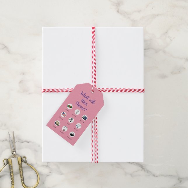 Étiquettes-cadeau Doljabi Doljanchi Dol coréen 1er anniversaire (Avec de la ficelle)