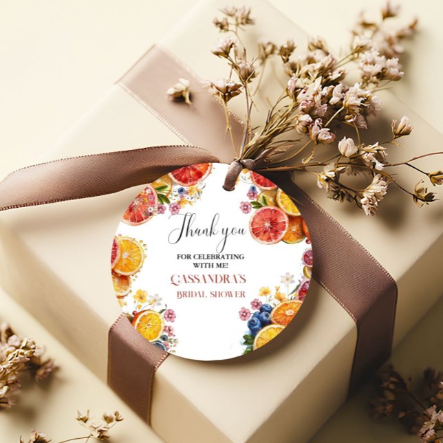 Étiquettes Cadeau Douceur Citronée pour l'Enterrement de Vie de Jeun (Créateur téléchargé)