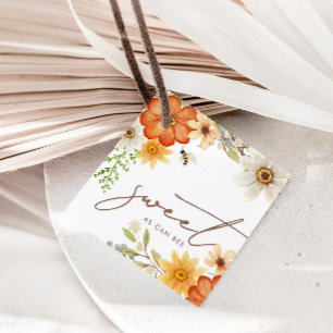 Étiquettes Cadeau Doux Comme Peut Être Baby shower de printemps fl