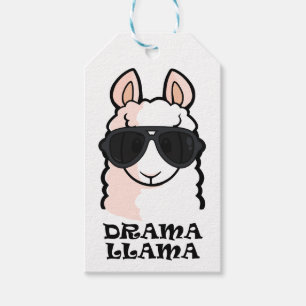 Étiquettes-cadeau Drama Llama