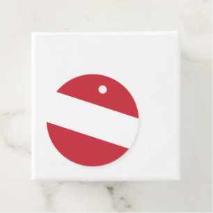 Étiquettes Cadeau Drapeau autrichien
