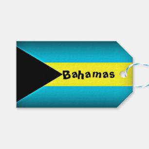 Étiquettes-cadeau Drapeau Bahamas