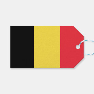 Étiquettes-cadeau Drapeau belge