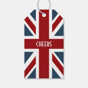 Étiquettes-cadeau Drapeau classique d'Union Jack
