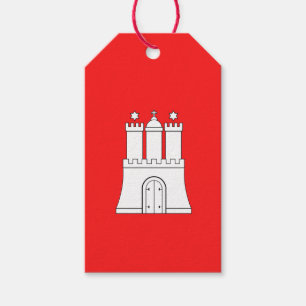 Étiquettes-cadeau Drapeau de Hambourg Tags cadeaux